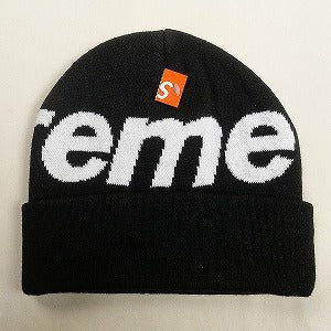 SUPREME シュプリーム 24AW Big Logo Beanie Black ビーニー 黒 Size 【フリー】 【新古品・未使用品】 20810702