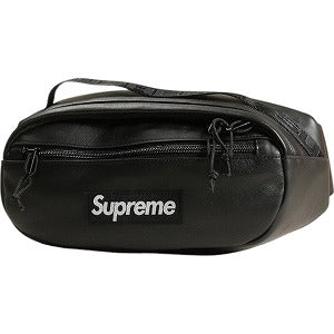 SUPREME シュプリーム 24AW Leather Waist Bag Black ウエストバッグ 黒 Size 【フリー】 【新古品・未使用品】 20810708