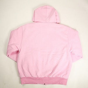 SUPREME シュプリーム ×Dickies 24AW Quilted Lined Zip Up Hooded Sweatshirt Dusty Pink ジップパーカー ピンク Size 【S】 【新古品・未使用品】 20810712