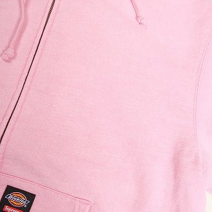 SUPREME シュプリーム ×Dickies 24AW Quilted Lined Zip Up Hooded Sweatshirt Dusty Pink ジップパーカー ピンク Size 【S】 【新古品・未使用品】 20810712