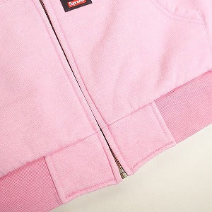 SUPREME シュプリーム ×Dickies 24AW Quilted Lined Zip Up Hooded Sweatshirt Dusty Pink ジップパーカー ピンク Size 【S】 【新古品・未使用品】 20810712