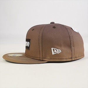 SUPREME シュプリーム 23SS Gradient Box Logo New Era Brown ニューエラキャップ 茶 Size 【7　1/2(L)】 【新古品・未使用品】 20810724