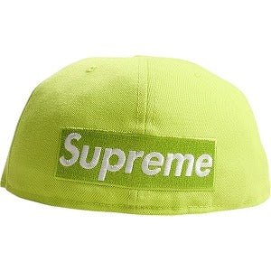 SUPREME シュプリーム 21SS Reverse Box Logo New Era Bright Yellow ニューエラキャップ ライムグリーン Size 【7　1/2(L)】 【新古品・未使用品】 20810725