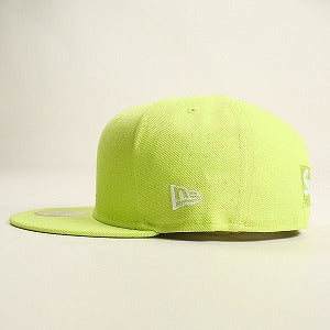 SUPREME シュプリーム 21SS Reverse Box Logo New Era Bright Yellow ニューエラキャップ ライムグリーン Size 【7　1/2(L)】 【新古品・未使用品】 20810725