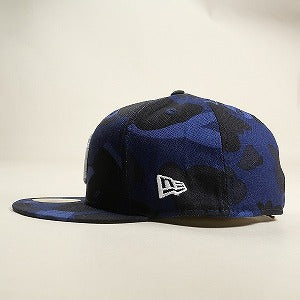 A BATHING APE ア ベイシング エイプ ×MLB NEW YORK YANKEES NEW ERA CAP ニューエラキャップ 紺 Size 【7　1/2(L)】 【新古品・未使用品】 20810726