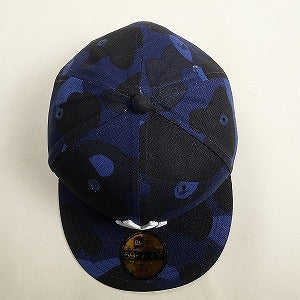 A BATHING APE ア ベイシング エイプ ×MLB NEW YORK YANKEES NEW ERA CAP ニューエラキャップ 紺 Size 【7　1/2(L)】 【新古品・未使用品】 20810726