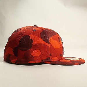 A BATHING APE ア ベイシング エイプ ×MLB ANGELS NEW ERA CAP ニューエラキャップ 赤 Size 【7　1/2(L)】 【新古品・未使用品】 20810727