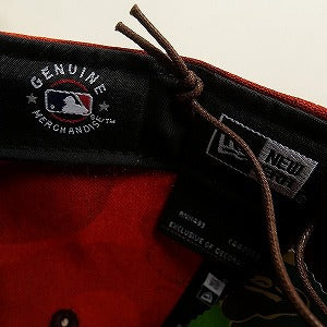 A BATHING APE ア ベイシング エイプ ×MLB ANGELS NEW ERA CAP ニューエラキャップ 赤 Size 【7　1/2(L)】 【新古品・未使用品】 20810727