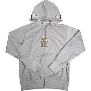 A BATHING APE ア ベイシング エイプ JERSEY SHARK FULL ZIP HOODIE GRAY シャークパーカー 灰 Size 【L】 【新古品・未使用品】 20810738