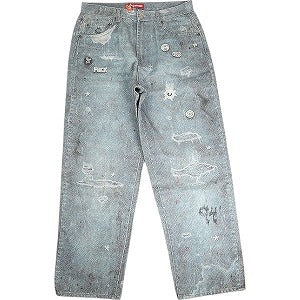 SUPREME シュプリーム 24AW HJR Trompe L'oeil Loose Fit Jean Indigo デニムパンツ インディゴ Size 【W32】 【新古品・未使用品】 20810752