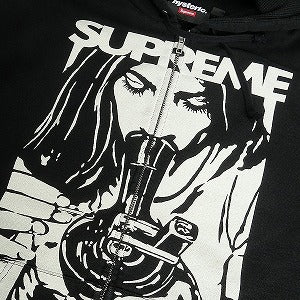 SUPREME シュプリーム × HYSTERIC GLAMOUR 24AW Thermal Lined Zip Up Hooded Sweatshirt Black ジップパーカー 黒 Size 【XXL】 【新古品・未使用品】 20810756