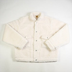 HUMAN MADE ヒューマンメイド 23AW WOOL BLENDED BOA FLEECE WORK JACKET White HM26JK034 ジャケット 白 Size 【S】 【新古品・未使用品】 20810761