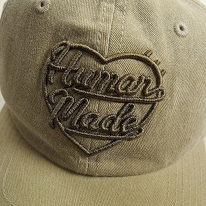 HUMAN MADE ヒューマンメイド 24AW 6PANEL TWILL CAP #1 BEIGE HM28GD027 ハートロゴキャップ ベージュ Size 【フリー】 【新古品・未使用品】 20810765