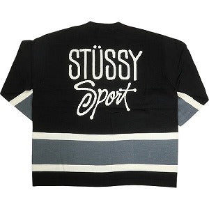 STUSSY ステューシー HOCKEY SWEATER BLACK セーター 黒 Size 【M】 【新古品・未使用品】 20810766