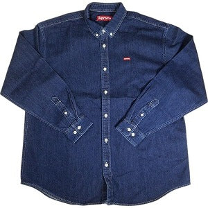 SUPREME シュプリーム 24AW Small Box Shirt Rinsed Denim 長袖シャツ インディゴ Size 【L】 【中古品-ほぼ新品】 20810787