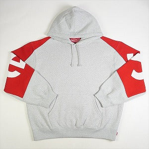 SUPREME シュプリーム 23AW Big Logo Jacquard Hooded Sweatshirt Heather Grey パーカー 灰 Size 【L】 【新古品・未使用品】 20810789