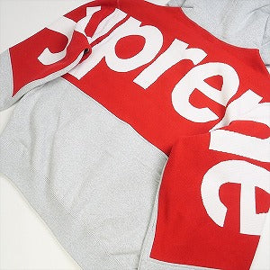 SUPREME シュプリーム 23AW Big Logo Jacquard Hooded Sweatshirt Heather Grey パーカー 灰 Size 【L】 【新古品・未使用品】 20810789