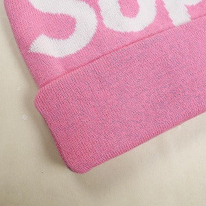 SUPREME シュプリーム 24AW Big Logo Beanie Pink ビーニー ピンク Size 【フリー】 【新古品・未使用品】 20810814