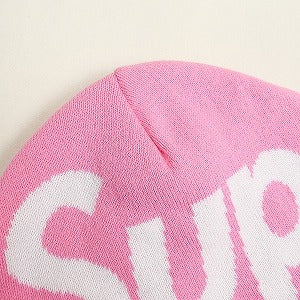 SUPREME シュプリーム 24AW Big Logo Beanie Pink ビーニー ピンク Size 【フリー】 【新古品・未使用品】 20810814