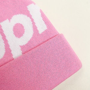 SUPREME シュプリーム 24AW Big Logo Beanie Pink ビーニー ピンク Size 【フリー】 【新古品・未使用品】 20810814