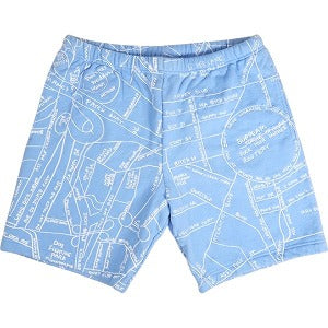 SUPREME シュプリーム 19SS Gonz Embroidered Map Sweatshort Columbia Blue ショーツ 水色 Size 【M】 【新古品・未使用品】 20810930