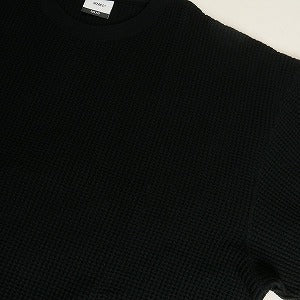 WTAPS ダブルタップス 24AW WAFFLE/LS/COTTON BLACK サーマルロンT 黒 Size 【M】 【新古品・未使用品】 20810955