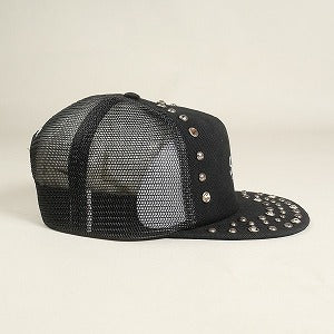 SUPREME シュプリーム 24AW b.b. Simon Studded Canvas Mesh Back 5-Panel Black キャップ 黒 Size 【フリー】 【新古品・未使用品】 20810992