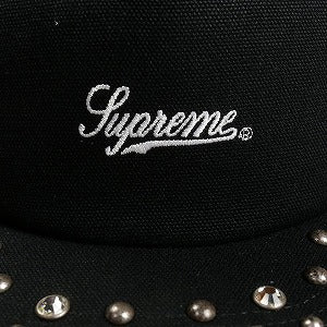 SUPREME シュプリーム 24AW b.b. Simon Studded Canvas Mesh Back 5-Panel Black キャップ 黒 Size 【フリー】 【新古品・未使用品】 20810992