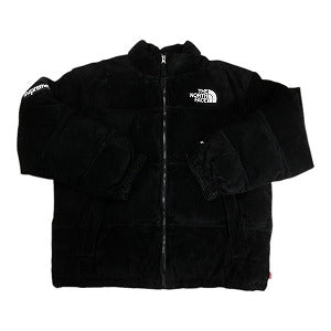 SUPREME シュプリーム ×THE NORTH FACE 23AW Suede Nuptse Jacket Black ダウンジャケット 黒 Size 【L】 【中古品-良い】 20811025