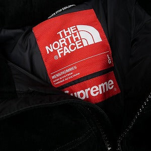 SUPREME シュプリーム ×THE NORTH FACE 23AW Suede Nuptse Jacket Black ダウンジャケット 黒 Size 【L】 【中古品-良い】 20811025