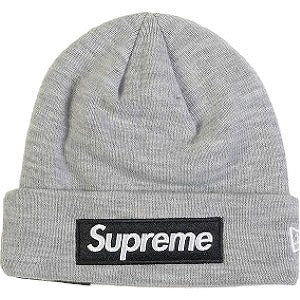 SUPREME シュプリーム 22AW New Era Box Logo Beanie Heather Grey ボックスロゴビーニー 灰 Size 【フリー】 【新古品・未使用品】 20811181