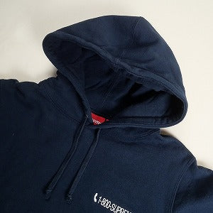 SUPREME シュプリーム 19AW 1-800 Hooded Sweatshirt Navy パーカー 紺 Size 【S】 【中古品-良い】 20811182