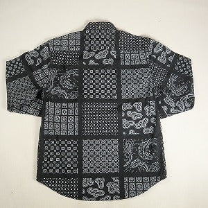 SUPREME シュプリーム 20SS Paisley Grid Shirt Black 長袖シャツ 黒 Size 【S】 【中古品-良い】 20811183