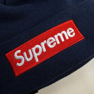 SUPREME シュプリーム 24AW New Era Box Logo Beanie Navy ボックスロゴビーニー 紺 Size 【フリー】 【新古品・未使用品】 20811190