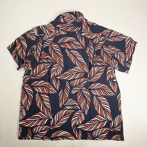 At Last ＆ Co アットラスト/BUTCHER PRODUCTS ブッチャープロダクツ HAWAIIAN SHIRT S-S LEAF 半袖ハワイアンシャツ 紺 Size 【L】 【中古品-良い】 20811197