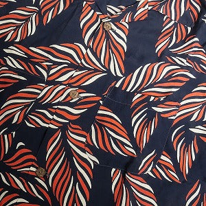 At Last ＆ Co アットラスト/BUTCHER PRODUCTS ブッチャープロダクツ HAWAIIAN SHIRT S-S LEAF 半袖ハワイアンシャツ 紺 Size 【L】 【中古品-良い】 20811197