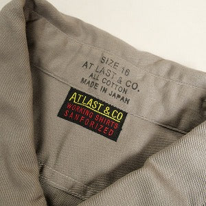 At Last ＆ Co アットラスト/BUTCHER PRODUCTS ブッチャープロダクツ WORK SHIRT GRAY 長袖シャツ 灰 Size 【16】 【中古品-非常に良い】 20811207