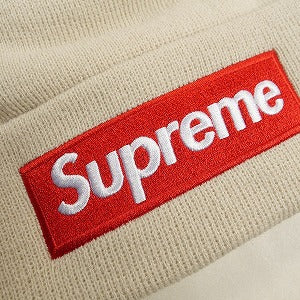 SUPREME シュプリーム 24AW New Era Box Logo Beanie Stone ボックスロゴビーニー クリーム Size 【フリー】 【新古品・未使用品】 20811234