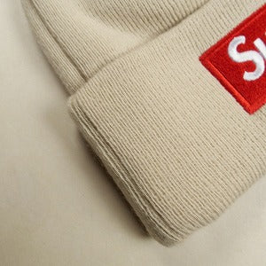 SUPREME シュプリーム 24AW New Era Box Logo Beanie Stone ボックスロゴビーニー クリーム Size 【フリー】 【新古品・未使用品】 20811234