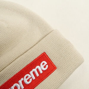 SUPREME シュプリーム 24AW New Era Box Logo Beanie Stone ボックスロゴビーニー クリーム Size 【フリー】 【新古品・未使用品】 20811234