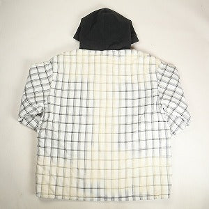 SUPREME シュプリーム ×Dickies 23AW Plaid Hooded Zip Up Shirt White 長袖シャツ 白 Size 【M】 【新古品・未使用品】 20811239