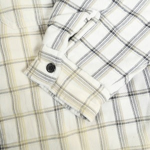 SUPREME シュプリーム ×Dickies 23AW Plaid Hooded Zip Up Shirt White 長袖シャツ 白 Size 【M】 【新古品・未使用品】 20811239