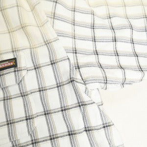 SUPREME シュプリーム ×Dickies 23AW Plaid Hooded Zip Up Shirt White 長袖シャツ 白 Size 【M】 【新古品・未使用品】 20811239