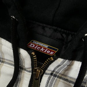 SUPREME シュプリーム ×Dickies 23AW Plaid Hooded Zip Up Shirt White 長袖シャツ 白 Size 【M】 【新古品・未使用品】 20811239