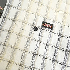 SUPREME シュプリーム ×Dickies 23AW Plaid Hooded Zip Up Shirt White 長袖シャツ 白 Size 【M】 【新古品・未使用品】 20811239