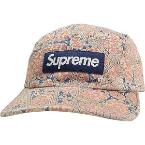 SUPREME シュプリーム 21AW Washed Chino Twill Camp Cap Floral Cards キャンプキャップ マルチ Size 【フリー】 【新古品・未使用品】 20811251