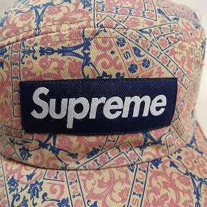 SUPREME シュプリーム 21AW Washed Chino Twill Camp Cap Floral Cards キャンプキャップ マルチ Size 【フリー】 【新古品・未使用品】 20811251