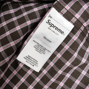 SUPREME シュプリーム 23AW Loose Fit Oxford Shirt Brown Plaid 長袖シャツ 茶 Size 【M】 【新古品・未使用品】 20811267