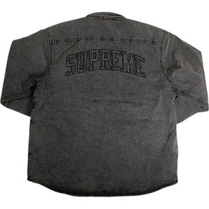 SUPREME シュプリーム 24AW Faux Shearling Lined Work Shirt Black Denim 長袖シャツ 黒 Size 【M】 【新古品・未使用品】 20811295