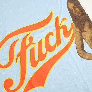 SUPREME シュプリーム ×HYSTERIC GLAMOUR 24AW Fuck Tee Powder Blue Tシャツ 水色 Size 【S】 【中古品-非常に良い】 20811307